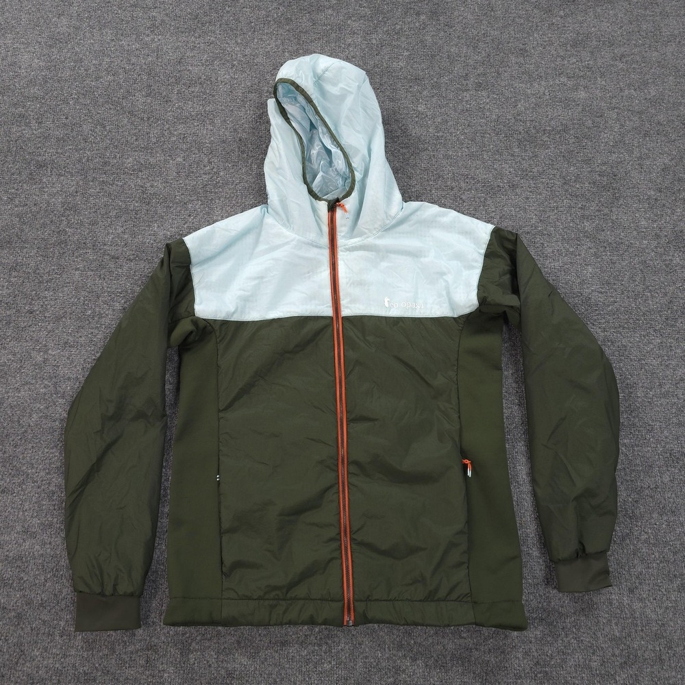 Cotopaxi Jacket Womens Small Green Pacaya Polartec Alpha Hooded Hiking Outdoors